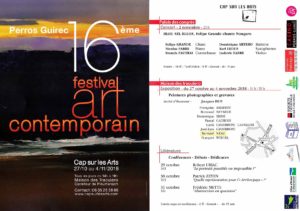 festival art contemporain Perros-Guirec du 27 10 au 4 11 2018